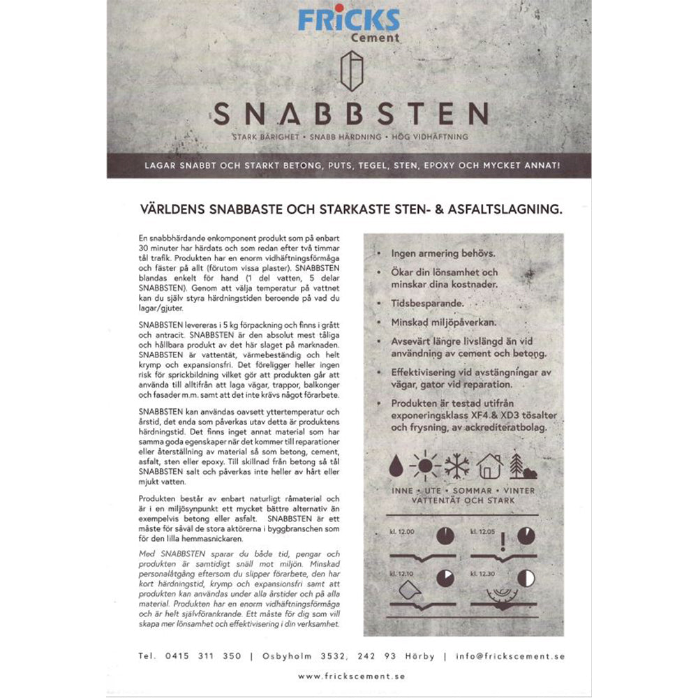 SNABBSTEN® 25Kg
